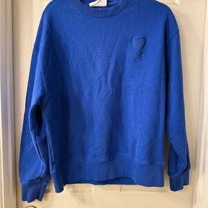 Ami Royal Blue Crewneck Sweater